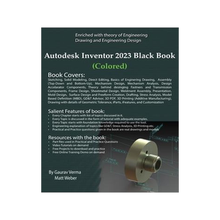 [预订]Autodesk Inventor 2023 Black Book (Colored) 9781774590706