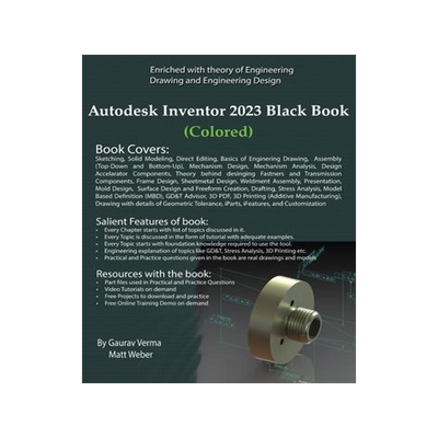 [预订]Autodesk Inventor 2023 Black Book (Colored) 9781774590706