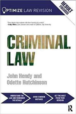 【预售】Optimize Criminal Law