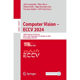 29–October Vision 2024 ECCV 预订 European September Italy – Milan Conference Proceedings 18th Computer