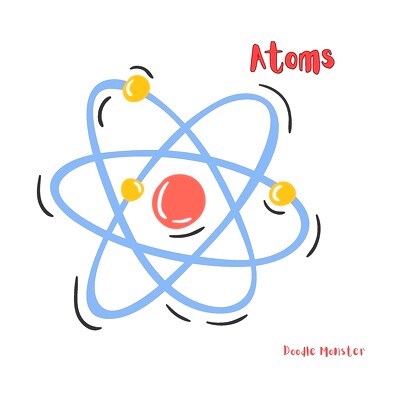 预订 Atoms: Simple Science Facts for Kids - 4 to 6 years: 9798869847881
