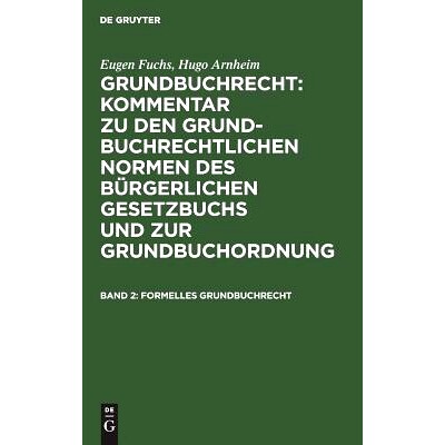 预订 Formelles Grundbuchrecht: 9783111230696