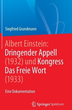 预订 Albert Einstein Dringender Appell (1932) und Kongress Das Freie Wort (1933)