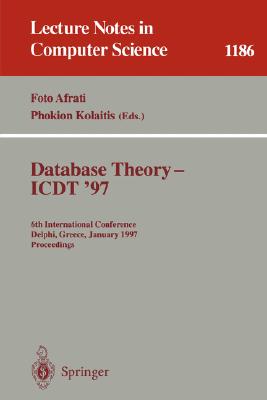 【预订】Database Theory - ICDT ’97