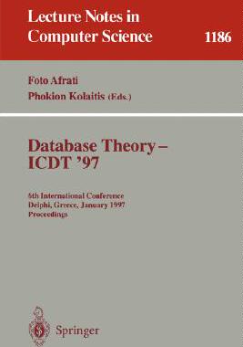 【预订】Database Theory - ICDT ’97