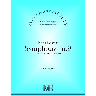 预订 OperEnsemble12, Beethoven, Symphony n.9 (Fourth Movement): Reduced Parts: 9781979159883