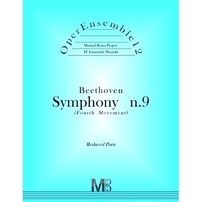 预订 OperEnsemble12, Beethoven, Symphony n.9 (Fourth Movement): Reduced Parts: 9781979159883
