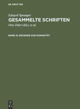 【预订】Erzieher zur Humanität 9783111248967