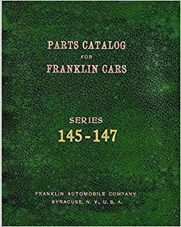 【预售】Parts Catalog for Franklin Cars Series 145-147