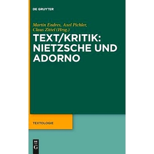 Text Adorno Kritik und 9783110303834 Nietzsche 预订