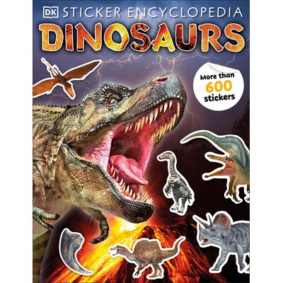 预订 贴纸百科全书恐龙 动物百科 恐龙百科 Sticker Encyclopedias DK贴纸百科系列 英文 Sticker Encyclopedia Dinosaurs:9781465