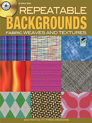 【预售】Repeatable Backgrounds: Fabric Weaves and Textures CD-ROM & Book