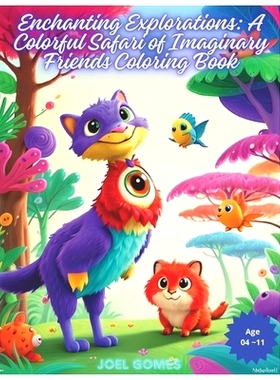 预订 Enchanting Explorations: A Colorful Safari of Imaginary Friends Coloring Book: 9798871323953