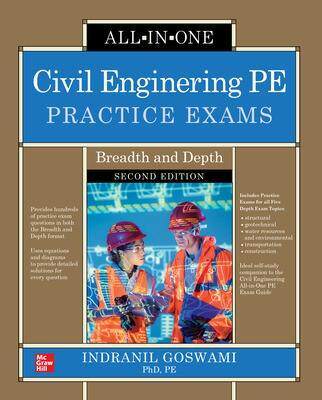 [预订]Civil Engineering Pe Practice Exams: Breadth and Depth, Second Edition 9781260466928