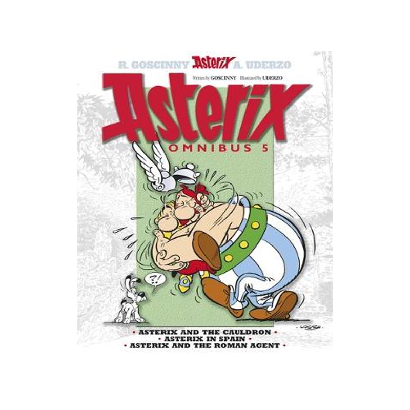 英文原版 高卢英雄历险记 13-15 合订本 卷五 儿童漫画 Asterix Omnibus, Volume 5 阿斯特克斯与存钱锅 在西班牙 离间计