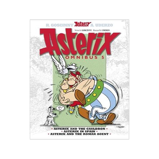 英文原版 高卢英雄历险记 13-15 合订本 卷五 儿童漫画 Asterix Omnibus, Volume 5 阿斯特克斯与存钱锅 在西班牙 离间计