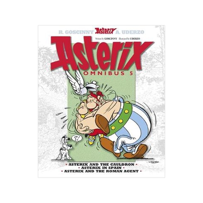 英文原版 高卢英雄历险记 13-15 合订本 卷五 儿童漫画 Asterix Omnibus, Volume 5 阿斯特克斯与存钱锅 在西班牙 离间计