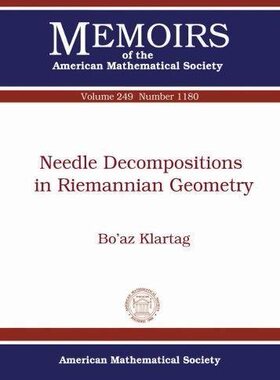 【预售】Needle Decompositions in Riemannian Geometry