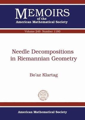【预售】Needle Decompositions in Riemannian Geometry