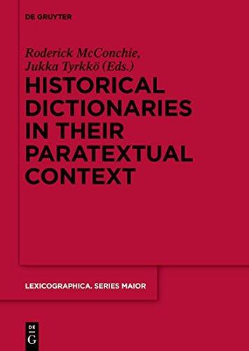 [预订]Historical Dictionaries in their Paratextual Context 9783110572865