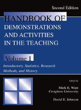 【预订】Handbook of Demonstrations and Activities in the Teaching of Psychology, Second Edition