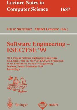 【预订】Software Engineering - ESEC/FSE ’99