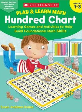 【预订】Play & Learn Math: Hundred Chart: Learning Games and Activities to Help Build Foundational Math Skills