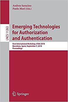 【预售】Emerging Technologies for Authorization and Authentication