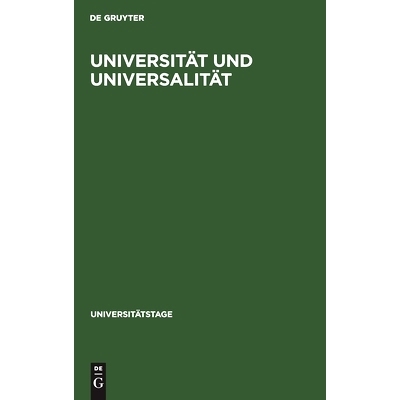 预订 Universität und Universalität: 9783110050233