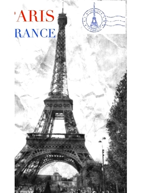 预订 Eiffel Tower Paris black and white creative blank journal: Eiffel Tower Paris black and white creative blank journa