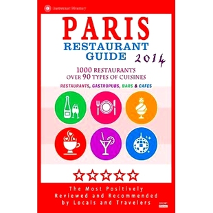 2014 Bars Cafes Guide Restaurant France Restaurants 1000 Paris 9781500 Gastropubs Top 预订