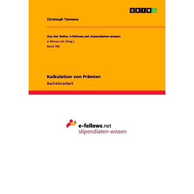 预订 Kalkulation Von Pramien: 9783656423867