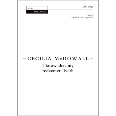 预订 I know that my redeemer liveth 我知道我的救赎主活着: 9780193417557