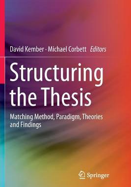 【预订】Structuring the Thesis: Matching Method, Paradigm, Theories and Findings