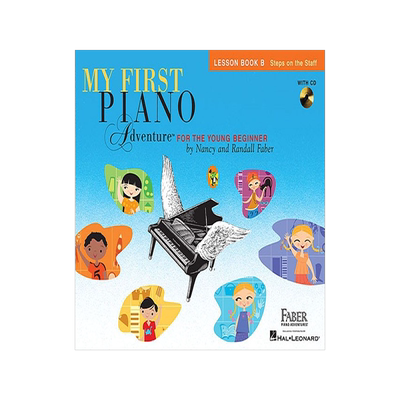 英文原版 菲伯尔我的钢琴第一课：B级课本 五线谱 My First Piano Adventure: Lesson Book B Steps on the Staff