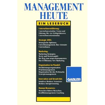预订 Management heute: Ein Lesebuch: 9783409189026