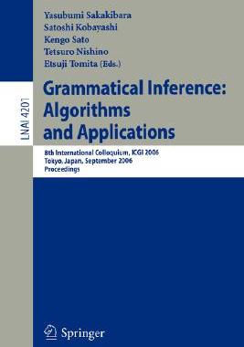 【预订】Grammatical Inference: Algorithms and Applications