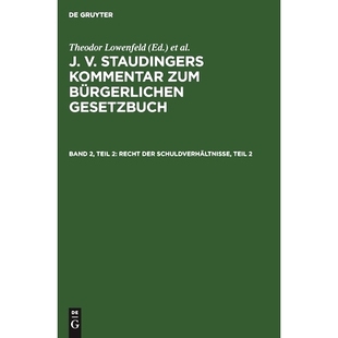 Recht der Teil 9783112600993 Schuldverhältnisse 预订