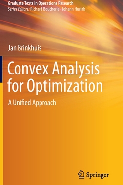 【预订】Convex Analysis for Optimization