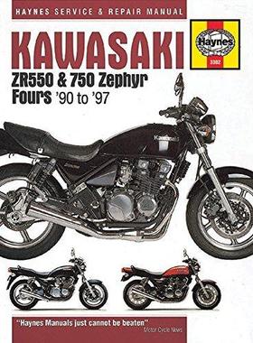 [预订]Kawasaki ZR550 & 750 Zephyr Fours (90 - 97) Haynes Repair Manual 9780857338648