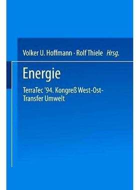 预订 Energie: Terratec ’94. Kongreß West-Ost-Transfer Umwelt vom 8. bis 12. März 1994: 9783815435045