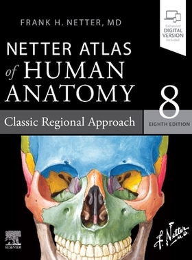 现货 Netter Atlas of Human Anatomy: Classic Regional Approach: Paperback 9780323680424