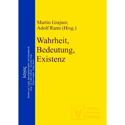 预订 Wahrheit, Bedeutung, Existenz: 9783110323795