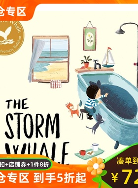 浴缸里的鲸鱼 10周年精装纪念版 Benji Davies绘本 英文原版 The Storm Whale: Tenth Anniversary Edition