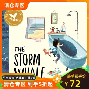 The 鲸鱼 Davies绘本 浴缸里 Storm Anniversary 纪念版 Tenth 10周年精装 Edition Benji Whale 英文原版