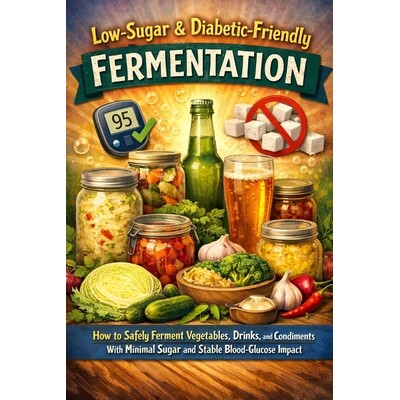 预订 Low-Sugar & Diabetic-Friendly Fermentation: How to Safely Ferment Vegetables, Drinks, and Condiments With Minimal S