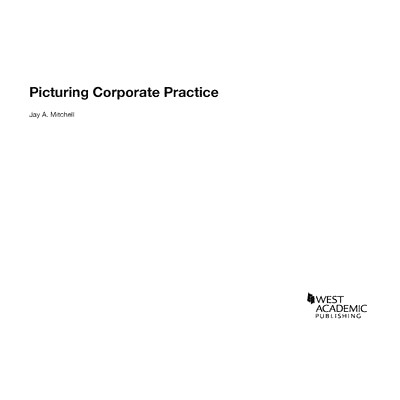 预订 Picturing Corporate Practice Mitchell描绘企业实践: 9781634604642
