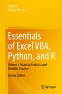【预订】Essentials of Excel Vba, Python, and R: Volume I: Financial Statisti 9783031142352