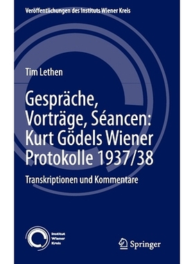预订 Gespräche, Vorträge, Séancen: Kurt Gödels Wiener Protokolle 1937/38: 9783030676056