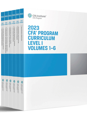 [预订]2023 CFA Program Curriculum Level I Box Set